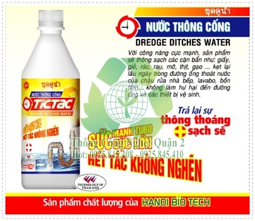 Một số loại nước thông cống tốt nhất hiện nay
