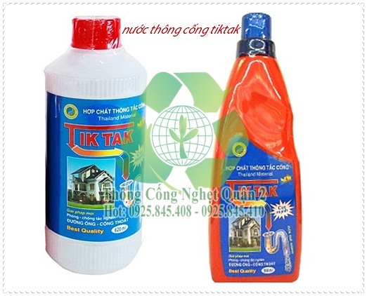 Một số loại nước thông cống tốt nhất hiện nay