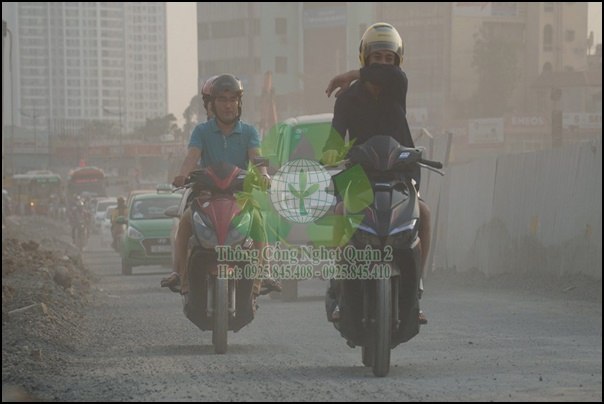 &Ocirc; nhiễm m&ocirc;i trường kh&ocirc;ng kh&iacute; do kh&oacute;i bụi