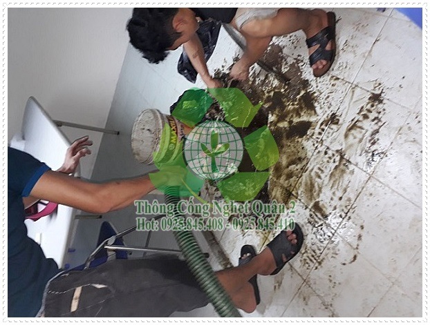 Thông cống nghẹt hiệu quả, nhanh chóng