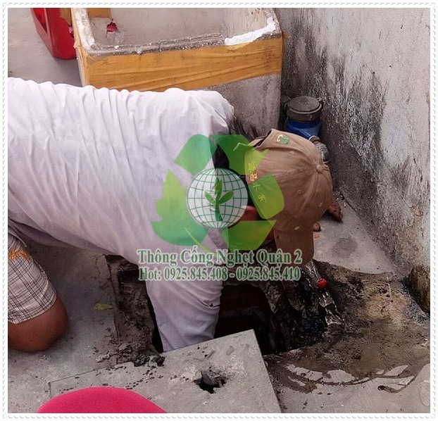 Quy tr&igrave;nh th&ocirc;ng cống nghẹt quận 1