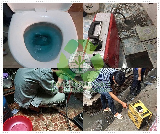 Xử lý bồn cầu bị nghẹt