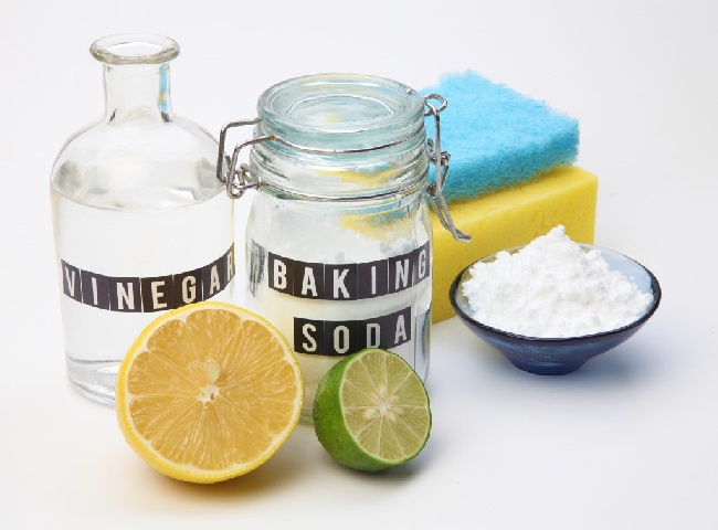 cach thong cong bang muoi ket hop baking soda va giam